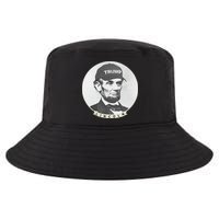 Lincoln Wearing Trump Hat Funny Abe Merica Abraham Cool Comfort Performance Bucket Hat