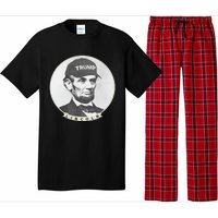 Lincoln Wearing Trump Hat Funny Abe Merica Abraham Pajama Set