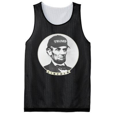 Lincoln Wearing Trump Hat Funny Abe Merica Abraham Mesh Reversible Basketball Jersey Tank