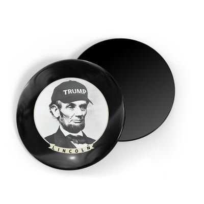 Lincoln Wearing Trump Hat Funny Abe Merica Abraham Magnet