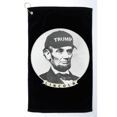 Lincoln Wearing Trump Hat Funny Abe Merica Abraham Golf Towel