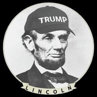 Lincoln Wearing Trump Hat Funny Abe Merica Abraham Zip Tote Bag