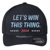 Let’S Win This Thing Tim Walz Kamala Flexfit Unipanel Trucker Cap