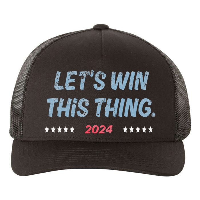 Let’S Win This Thing Tim Walz Kamala Yupoong Adult 5-Panel Trucker Hat