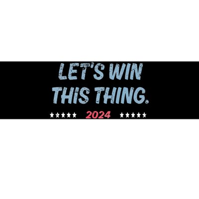 Let’S Win This Thing Tim Walz Kamala Bumper Sticker