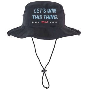 Let’S Win This Thing Tim Walz Kamala Legacy Cool Fit Booney Bucket Hat