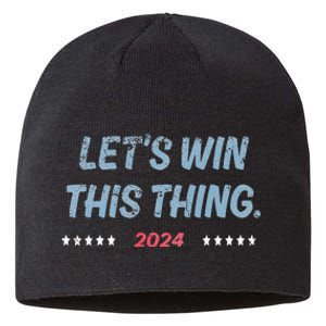 Let’S Win This Thing Tim Walz Kamala Sustainable Beanie