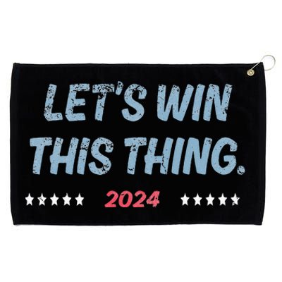 Let’S Win This Thing Tim Walz Kamala Grommeted Golf Towel