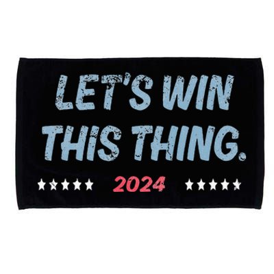 Let’S Win This Thing Tim Walz Kamala Microfiber Hand Towel