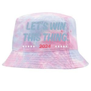 Let’S Win This Thing Tim Walz Kamala Tie-Dyed Bucket Hat