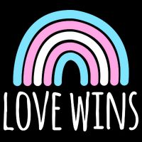 Love Wins Transgender Rainbow Pride Month City Backpack