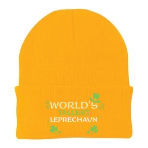 Leprechaun: Worlds Tallest Leprechaun Cool Gift St Patricks Day Gift Knit Cap Winter Beanie