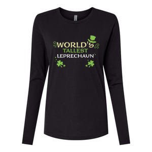 Leprechaun: Worlds Tallest Leprechaun Cool Gift St Patricks Day Gift Womens Cotton Relaxed Long Sleeve T-Shirt