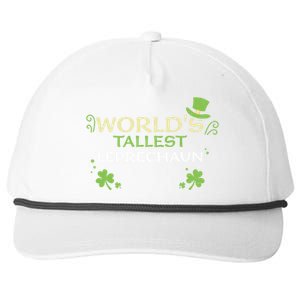 Leprechaun: Worlds Tallest Leprechaun Cool Gift St Patricks Day Gift Snapback Five-Panel Rope Hat