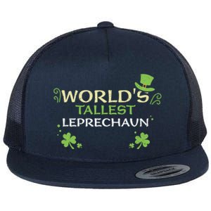 Leprechaun: Worlds Tallest Leprechaun Cool Gift St Patricks Day Gift Flat Bill Trucker Hat