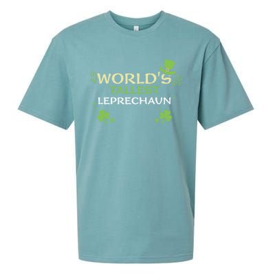 Leprechaun: Worlds Tallest Leprechaun Cool Gift St Patricks Day Gift Sueded Cloud Jersey T-Shirt