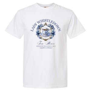 Lady Whistledown Tea House Spilling Tea Since 1813 Garment-Dyed Heavyweight T-Shirt