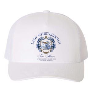 Lady Whistledown Tea House Spilling Tea Since 1813 Yupoong Adult 5-Panel Trucker Hat