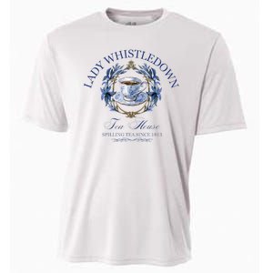 Lady Whistledown Tea House Spilling Tea Since 1813 Cooling Performance Crew T-Shirt