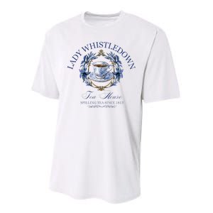 Lady Whistledown Tea House Spilling Tea Since 1813 Performance Sprint T-Shirt