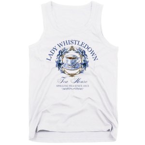 Lady Whistledown Tea House Spilling Tea Since 1813 Tank Top