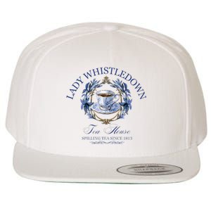 Lady Whistledown Tea House Spilling Tea Since 1813 Wool Snapback Cap