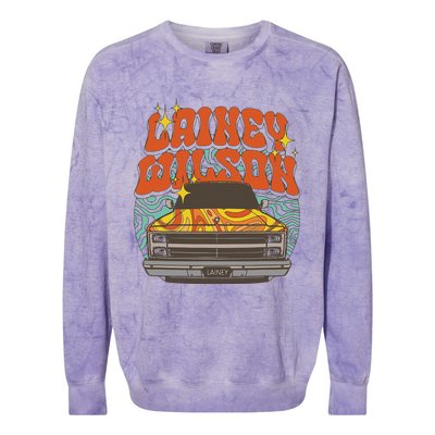 Lainey Wilson Truck Colorblast Crewneck Sweatshirt