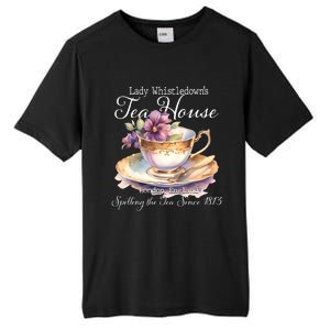 Lady Whistledowns Tea House Spilling The Tea Since 1813 Lady Tall Fusion ChromaSoft Performance T-Shirt