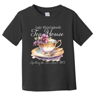 Lady Whistledowns Tea House Spilling The Tea Since 1813 Lady Toddler T-Shirt