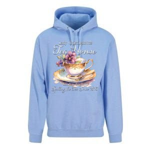 Lady Whistledowns Tea House Spilling The Tea Since 1813 Lady Unisex Surf Hoodie