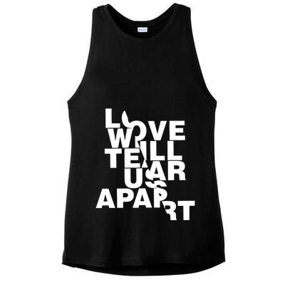 Love Will Tear Us Apart Ladies PosiCharge Tri-Blend Wicking Tank