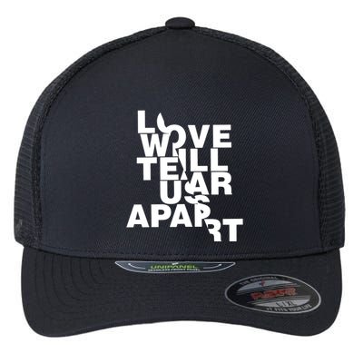 Love Will Tear Us Apart Flexfit Unipanel Trucker Cap