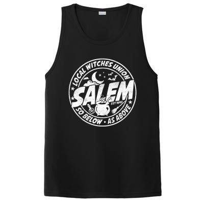 Local Witches Union Salem Est 1692 Halloween Costumes Meaningful Gift PosiCharge Competitor Tank