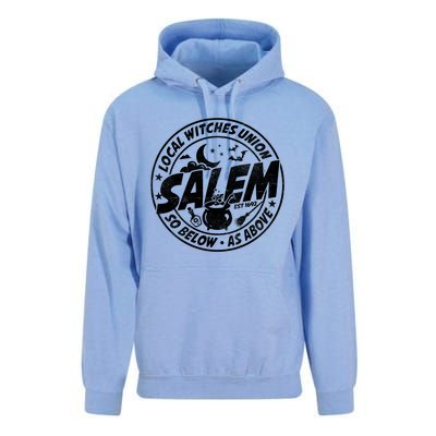 Local Witches Union Salem Est 1692 Halloween Costumes Meaningful Gift Unisex Surf Hoodie