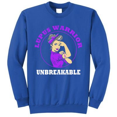 Lupus Warrior Unbreakable Lupus Awareness Gift Sweatshirt