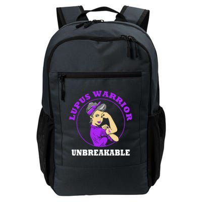 Lupus Warrior Unbreakable Lupus Awareness Gift Daily Commute Backpack