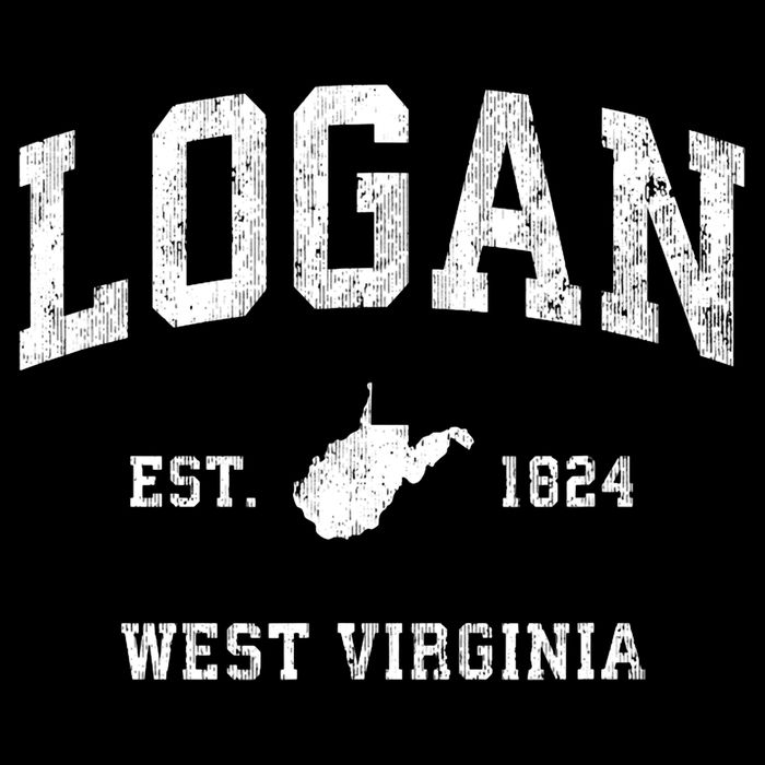 Logan West Virginia Wv Vintage Athletic Sports Design Doggie Tank
