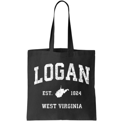 Logan West Virginia Wv Vintage Athletic Sports Design Bag