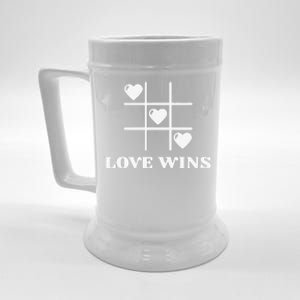 Love Wins Valentine's Day Beer Stein