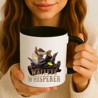 Large Walleye With Fishing Lure Drawing Walleye Whisperer Mug