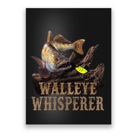 Large Walleye With Fishing Lure Drawing Walleye Whisperer Poster