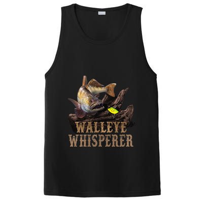 Large Walleye With Fishing Lure Drawing Walleye Whisperer PosiCharge Competitor Tank