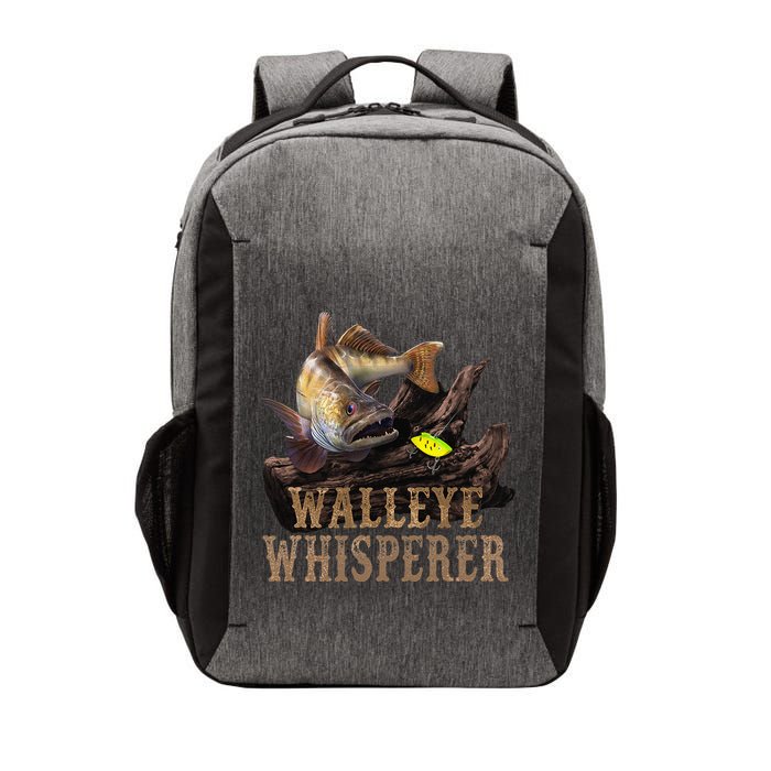 Large Walleye With Fishing Lure Drawing Walleye Whisperer Vector Backpack