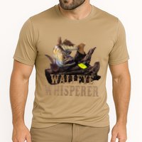 Large Walleye With Fishing Lure Drawing Walleye Whisperer Cooling Performance Crew T-Shirt
