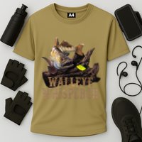 Large Walleye With Fishing Lure Drawing Walleye Whisperer Cooling Performance Crew T-Shirt