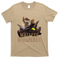 Large Walleye With Fishing Lure Drawing Walleye Whisperer T-Shirt