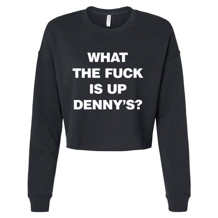 Live Without What The Fuck Is Up DennyS Cropped Pullover Crew