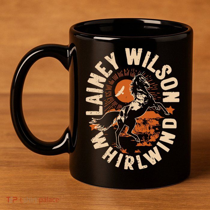 L.A.I.N.E.Y Wilson Whirlwind Horse 11oz C Handle Ceramic Mug