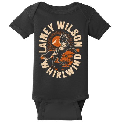 L.A.I.N.E.Y Wilson Whirlwind Horse Baby Bodysuit