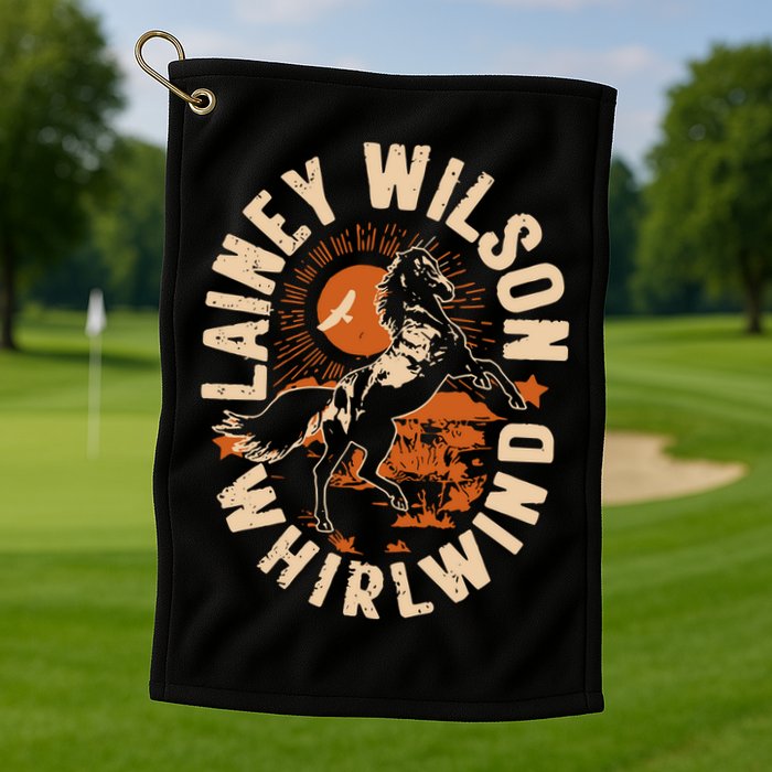 L.A.I.N.E.Y Wilson Whirlwind Horse Golf Towel